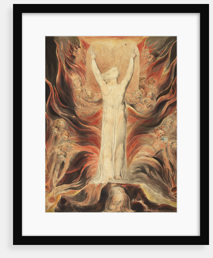 God Writing upon the Tables of the Covenant by William Blake